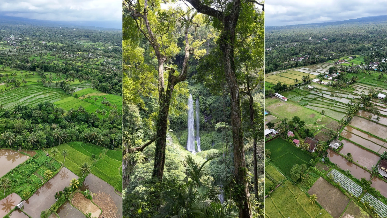 arrozales y cascadas viaje a Lombok 12 días