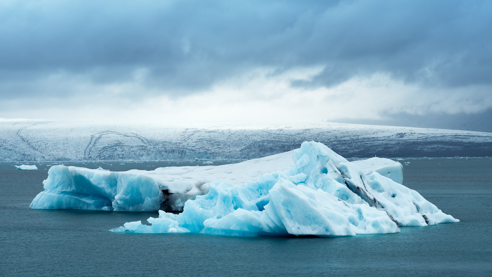 paysage d'un glacier en Islande